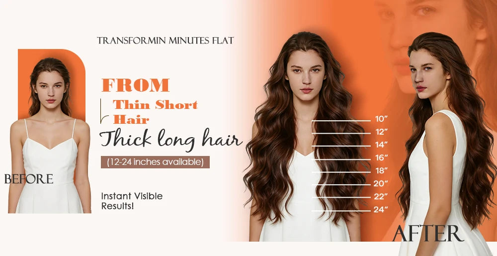 [NEW]VeSunny Tape In Hair Extensions and Accessories Human Hair Wigs Real Natural Hair Balayage Color #4-14-60 Skin Weft Straight Seamless Wig