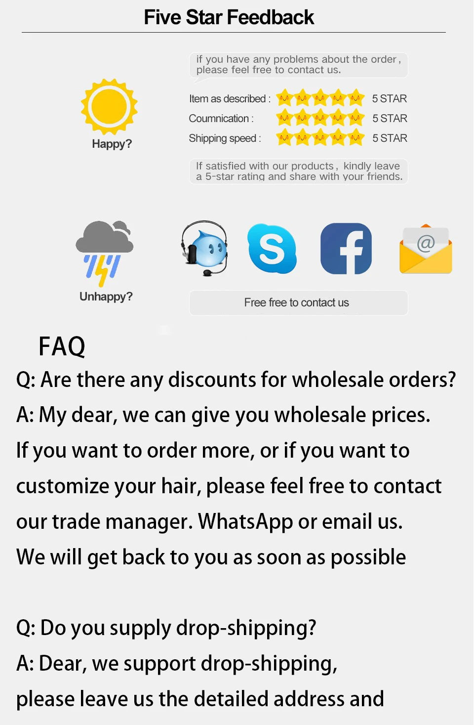 16" 22" Hair Extensions and Accessories Wigs No Clip in Color Mixing Blonde Black Gray Synthetic Natural False Artificial Hair Style Piece For Women Wig