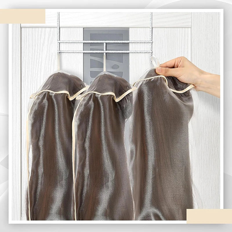 Wig Bags Adjustable Hair Wigs Storage For Multiple Wigs With Drawstring Portable Wig Storage Bags
