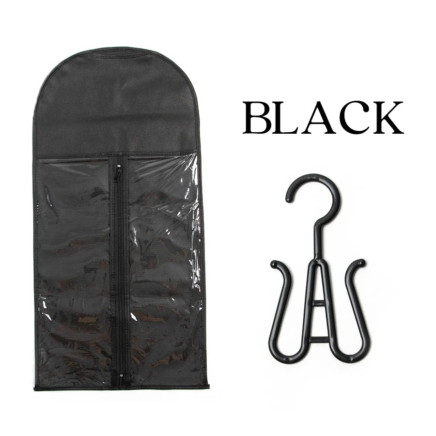 Wig storage Bags Hair Extensions and Accessories Storage Bag With Hanger For lace Hair Wigs Hair Extension Holder wig hanger With bag wigs Accessories