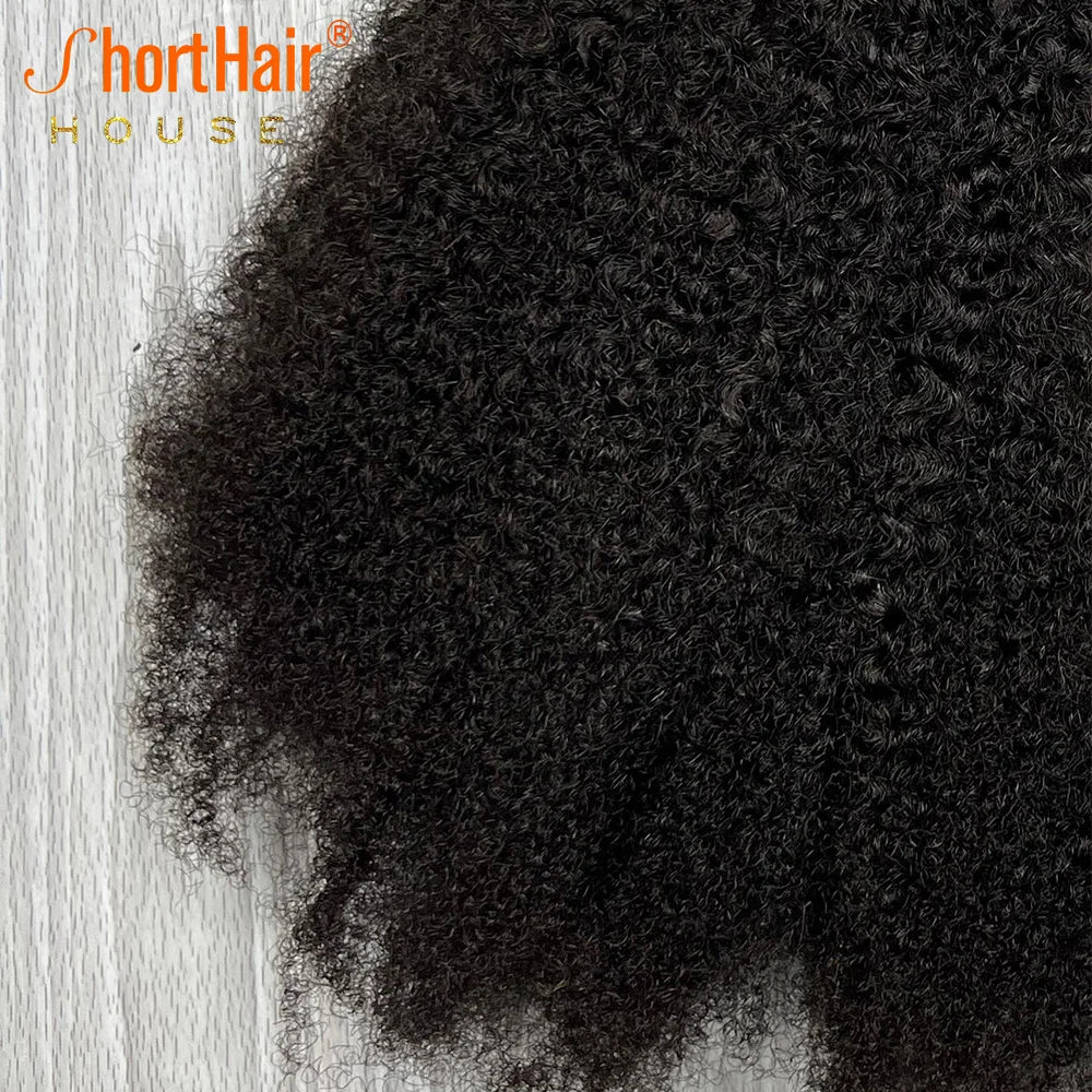 Afro Kinky Curly Human Wigs Brazilian 4x4 5x5 HD Lace Closure Human Hair 360 Transparent Lace Frontal 130Density Hair Extensions and Accessories Hair Style