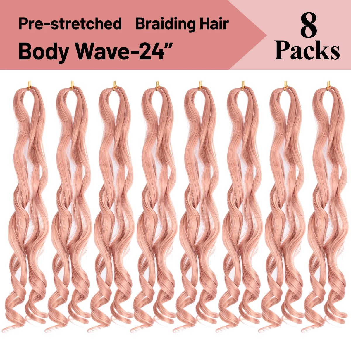 French Curly Braiding Hair Wigs Pre Stretched Bouncy Braiding Wig Hair Easy Braid Curl Braids, Lightweight Synthetic Wavy Hair Accessories and Extensions for Women