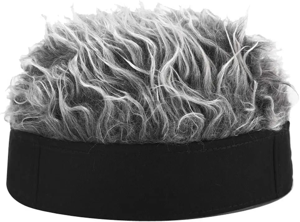Wig Cap Adjustable Baseball Cap Hair Wigs Spiked Hair Unisex Casual Simple Sun Hat Decorative Wig Spiked Baseball Cap Cycling, Hair Style