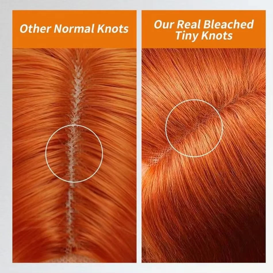 30 Inches Ginger Orange Deep Wave 13x6 HD Lace Frontal Wig Human Hair Curly Human Hair Wig 350 Colored 13x4 Lace Front Wigs