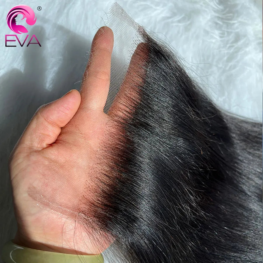 Skinlike HD Lace Frontal 13X4 13X6 Human Hair Wigs Closures Pre Plucked Invisible HD Lace Free Part 7x7 6x6 5x5 HD Lace Closure Only Wig