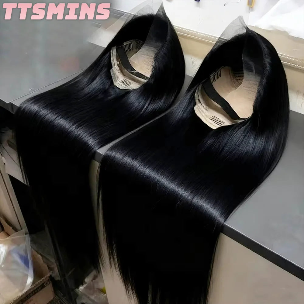Straight Lace Front Wigs Human Hair 13X6 Hd Lace Frontal Wig 13X4 Bone Straight Human Hair Wigs Hair Extension and Accessories For Women