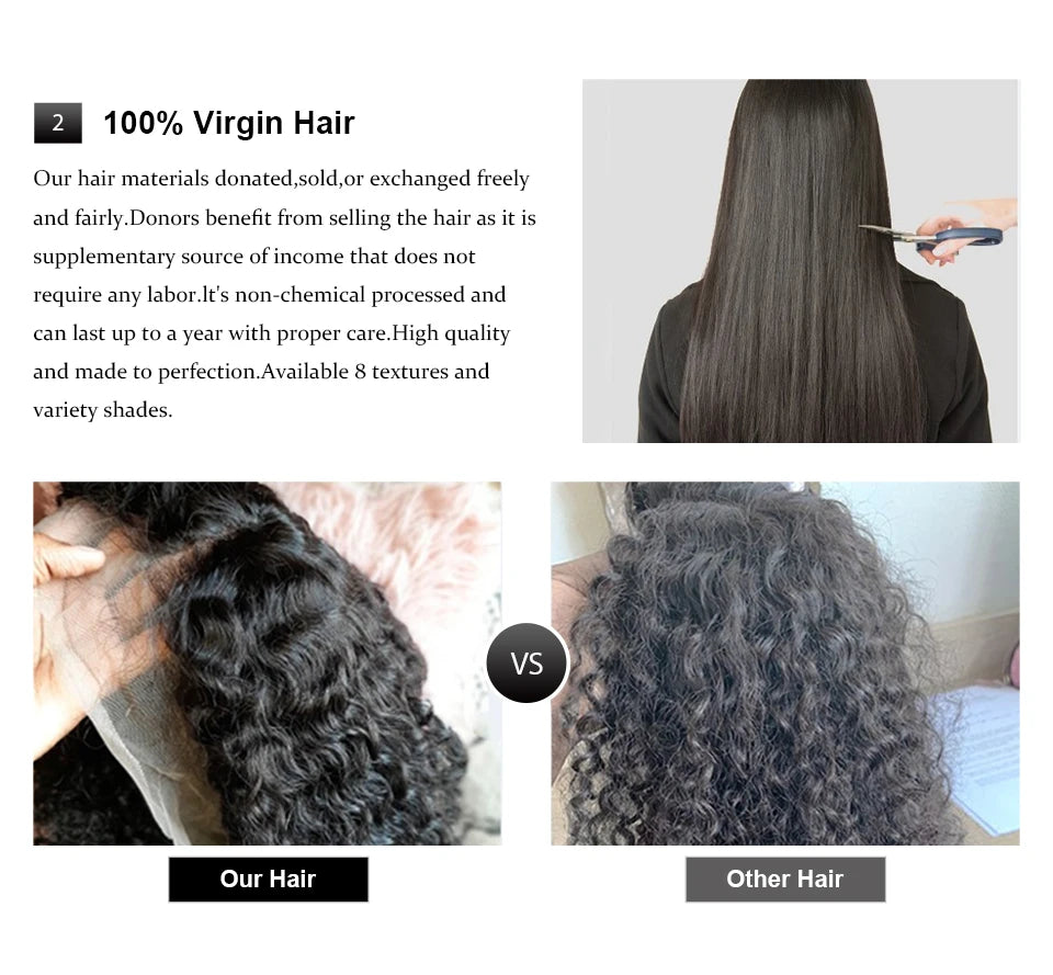 250% V Part Wig Human Hair No Leave Out Full Machine Made Afro Kinky Curly Human Hair Wigs For Women 100% Quality High Density