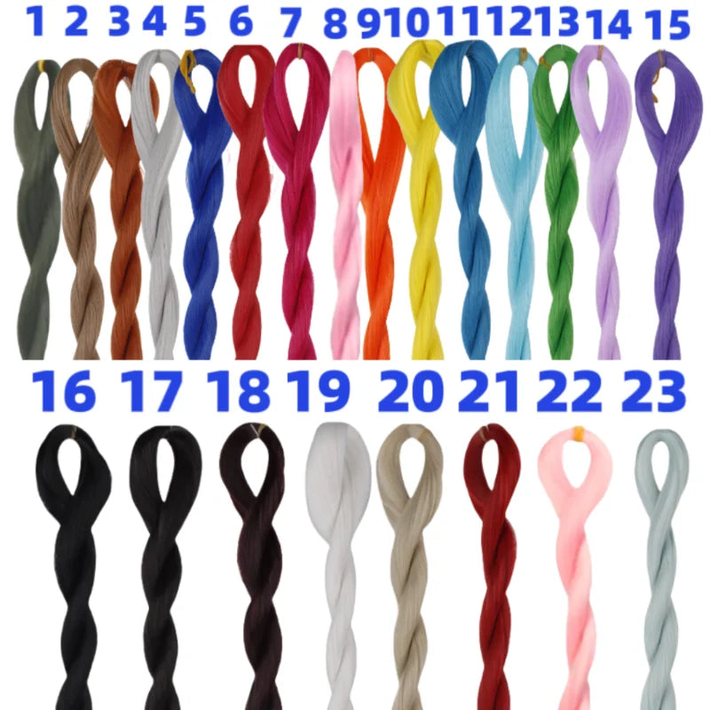 Long Wigs 80cm Wig Heat-resisting Doll Hair Wigs Tree for DIY Handmade Doll Hair Accessories and Extension
