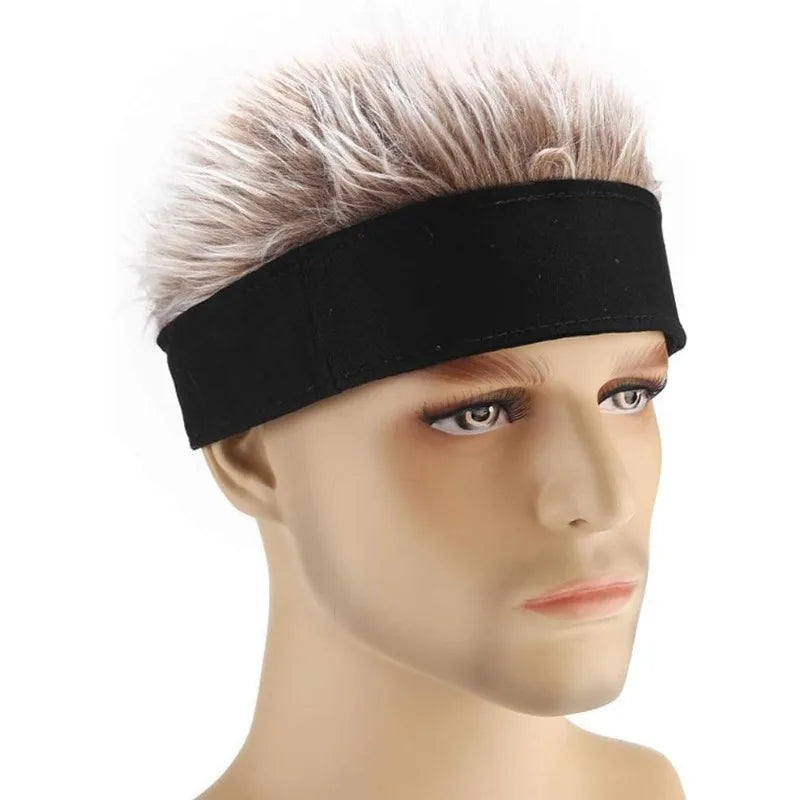 Wig Cap Adjustable Baseball Cap Hair Wigs Spiked Hair Unisex Casual Simple Sun Hat Decorative Wig Spiked Baseball Cap Cycling, Hair Style