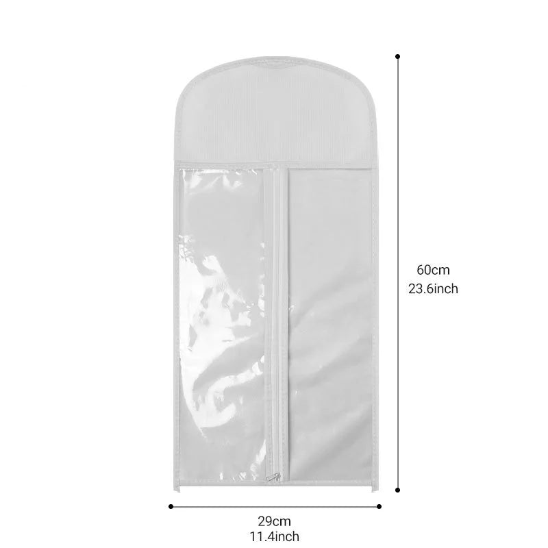 Wig storage bag, organizing bag, wigs case, wig-specific transparent bag, zipper bag