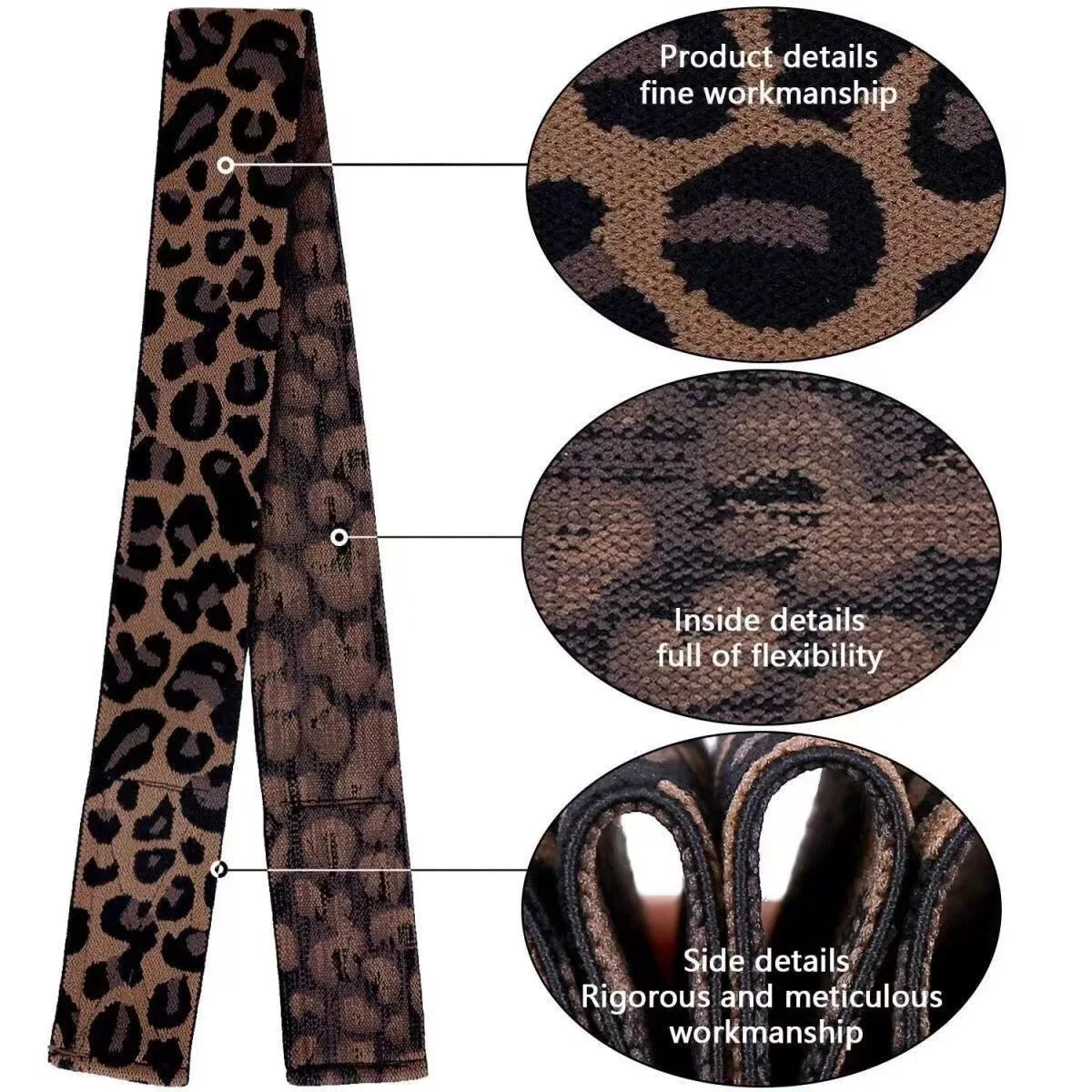Wig Human Hair Wigs, 5 Piece Wig Band Lace Melting Band Adjustable Wig Elastic Bands Wigs in Place