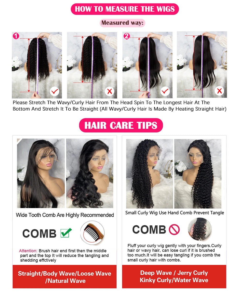 200% Density 99J 13x4 HD Lace Front Human Hair Style Wigs Burgundy 30 40 Inch Deep Wave Curly Glueless Lace Frontal Closure Wig