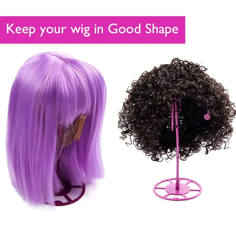 Wig Stands For Multiple Hair Wigs Hanger Display Rack Wigs Holder For Styling Plastic Storage Organizer For Wig Rack Stand