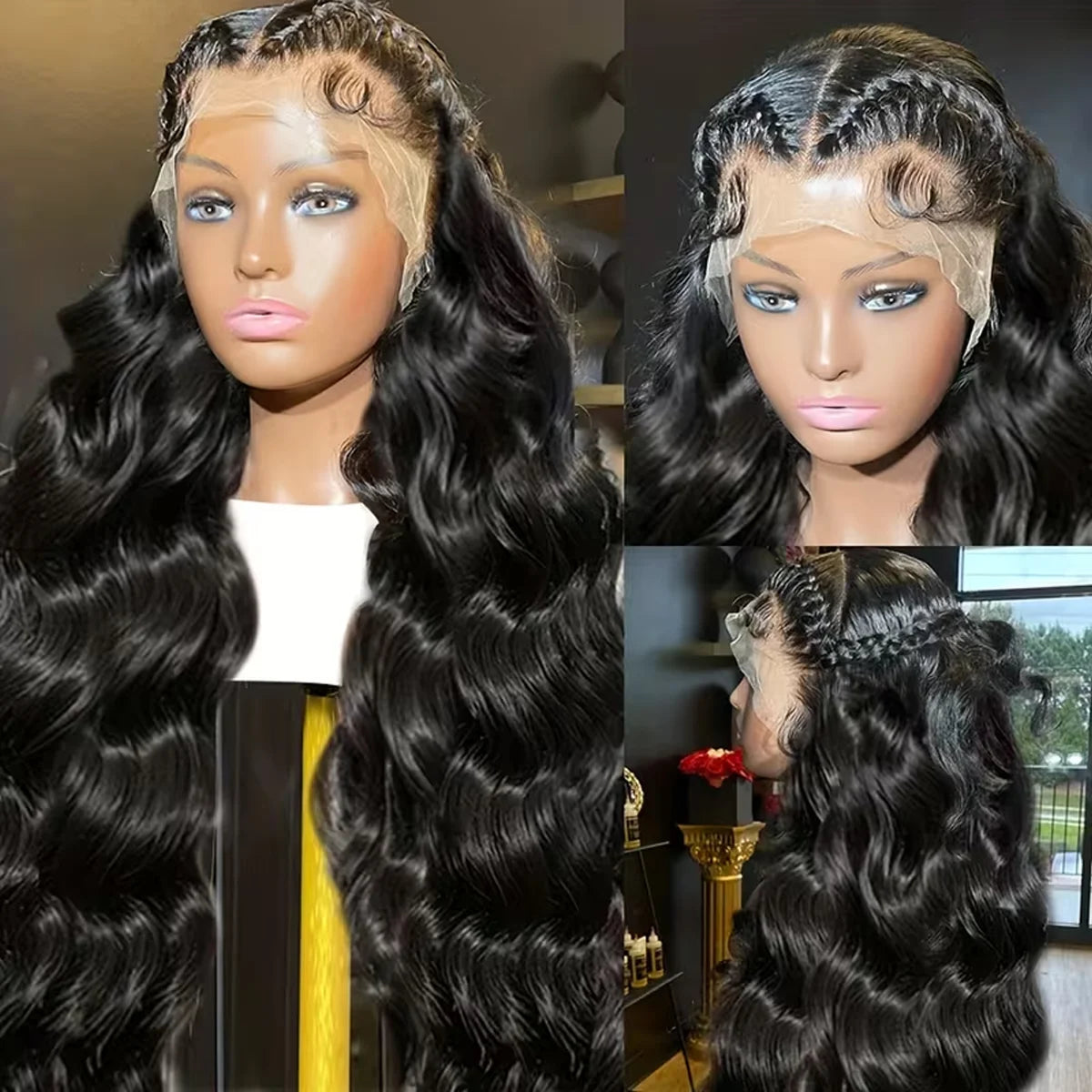 13x4 Lace Front Human Hair Wigs Brazilian Body Wave Lace Front Wig 13x6 HD Lace Frontal Wigs For Women Body Wave Human Hair Wigs
