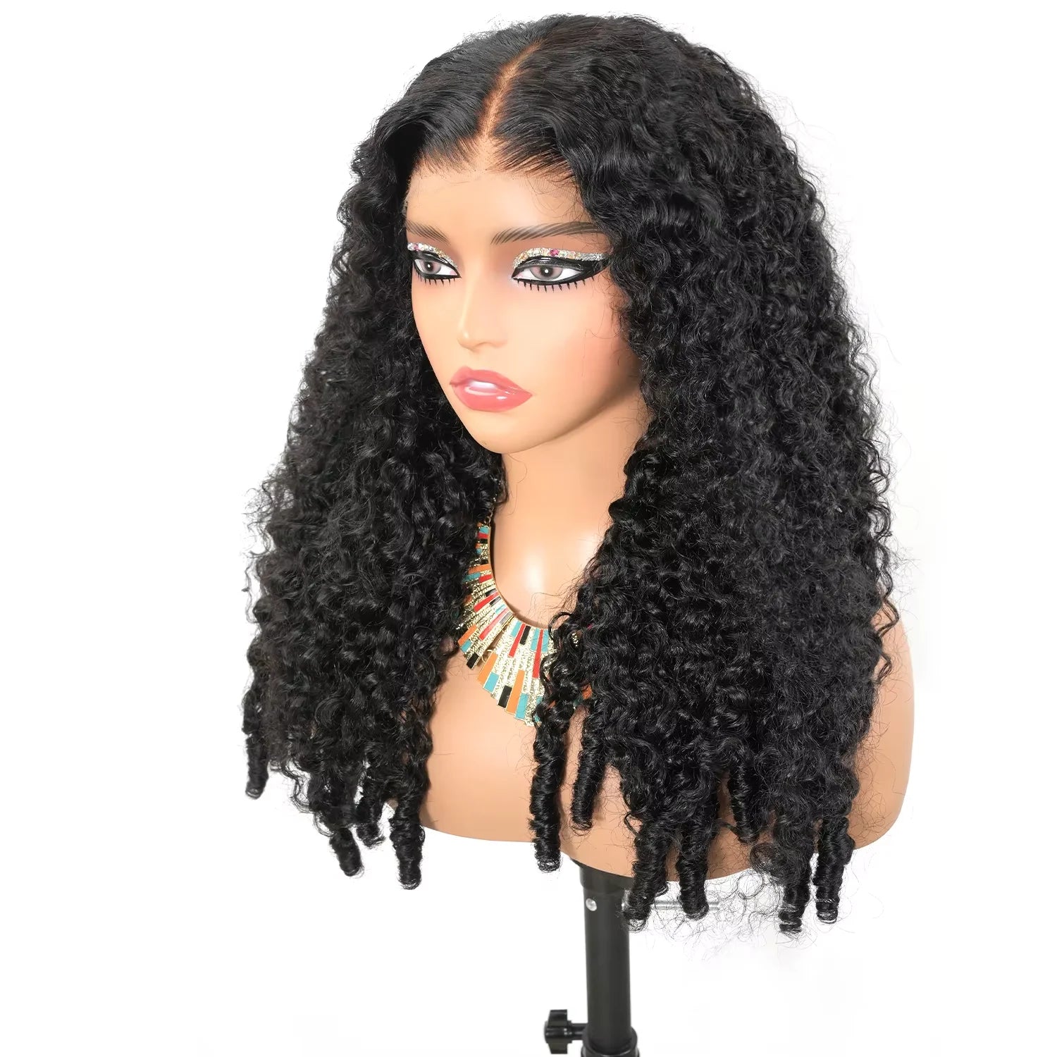 300% Density Burmese Curly 13x4 13x6 HD Lace Frontal Wigs Human Hair Deep Wave Glueless Wigs No Glue Curly Hair Wigs For Women