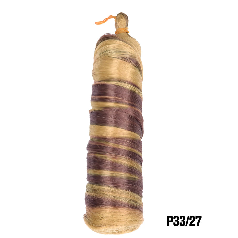 French Curly Braiding Hair Wigs Pre Stretched Bouncy Braiding Wig Hair Easy Braid Curl Braids, Lightweight Synthetic Wavy Hair Accessories and Extensions for Women