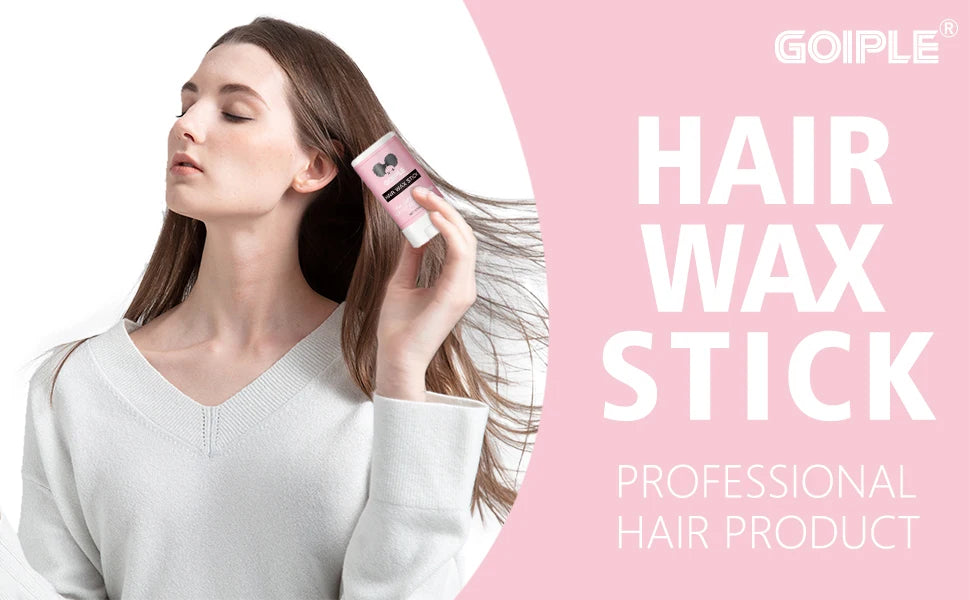 Wig Adhesive Double-ended Applicator Fast-dry Invisible Bonding, Hair Wigs Wax Stick Smoothing Broken Hair & Edge Control Wax for Wigs