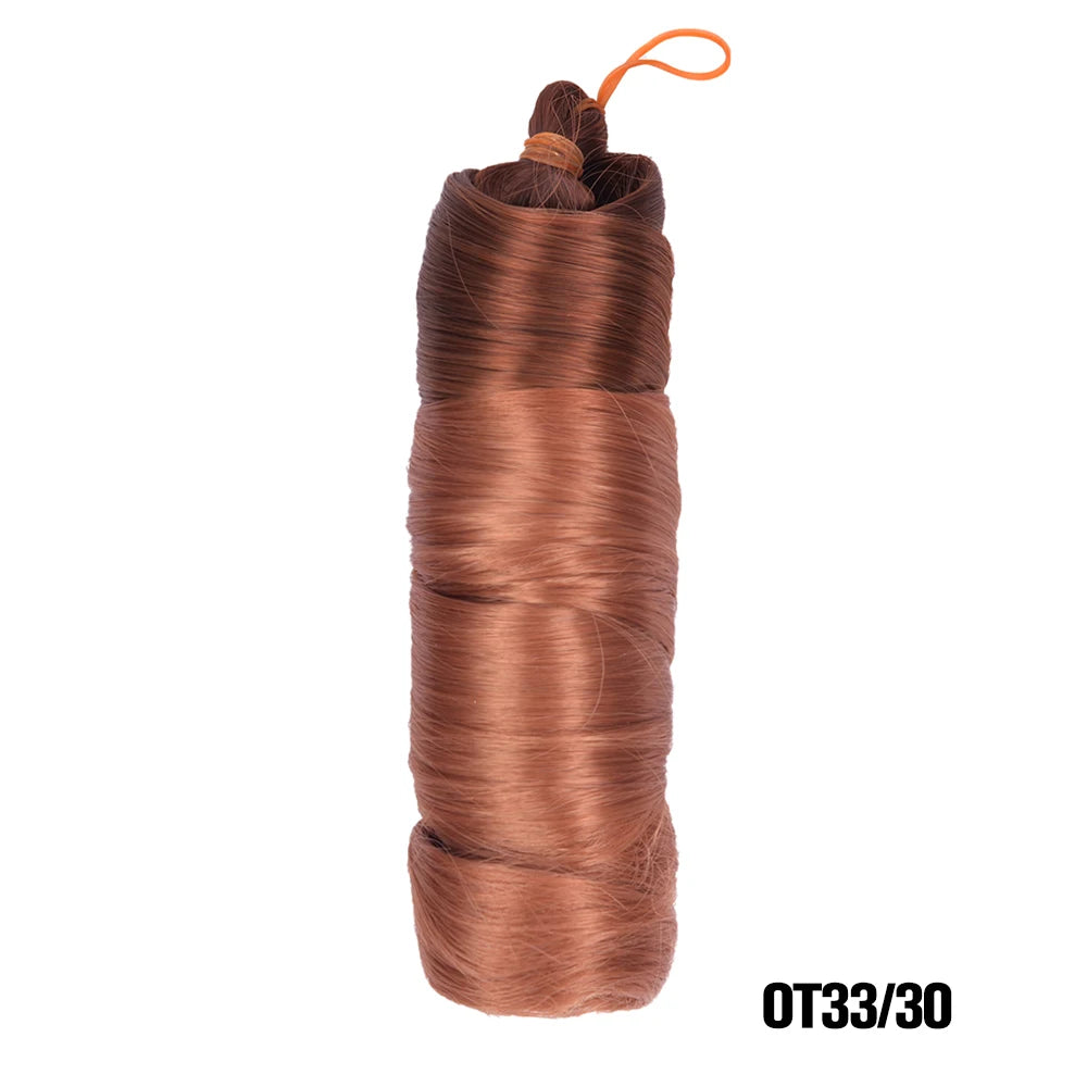 French Curly Braiding Hair Wigs Pre Stretched Bouncy Braiding Wig Hair Easy Braid Curl Braids, Lightweight Synthetic Wavy Hair Accessories and Extensions for Women