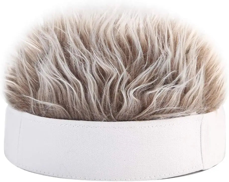 Wig Cap Adjustable Baseball Cap Hair Wigs Spiked Hair Unisex Casual Simple Sun Hat Decorative Wig Spiked Baseball Cap Cycling, Hair Style