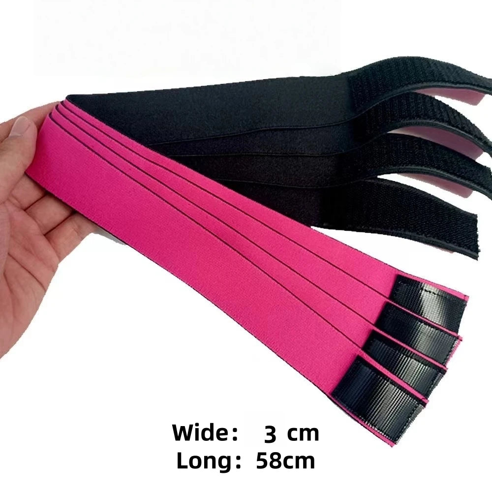 Wig Human Hair Wigs, 5 Piece Wig Band Lace Melting Band Adjustable Wig Elastic Bands Wigs in Place