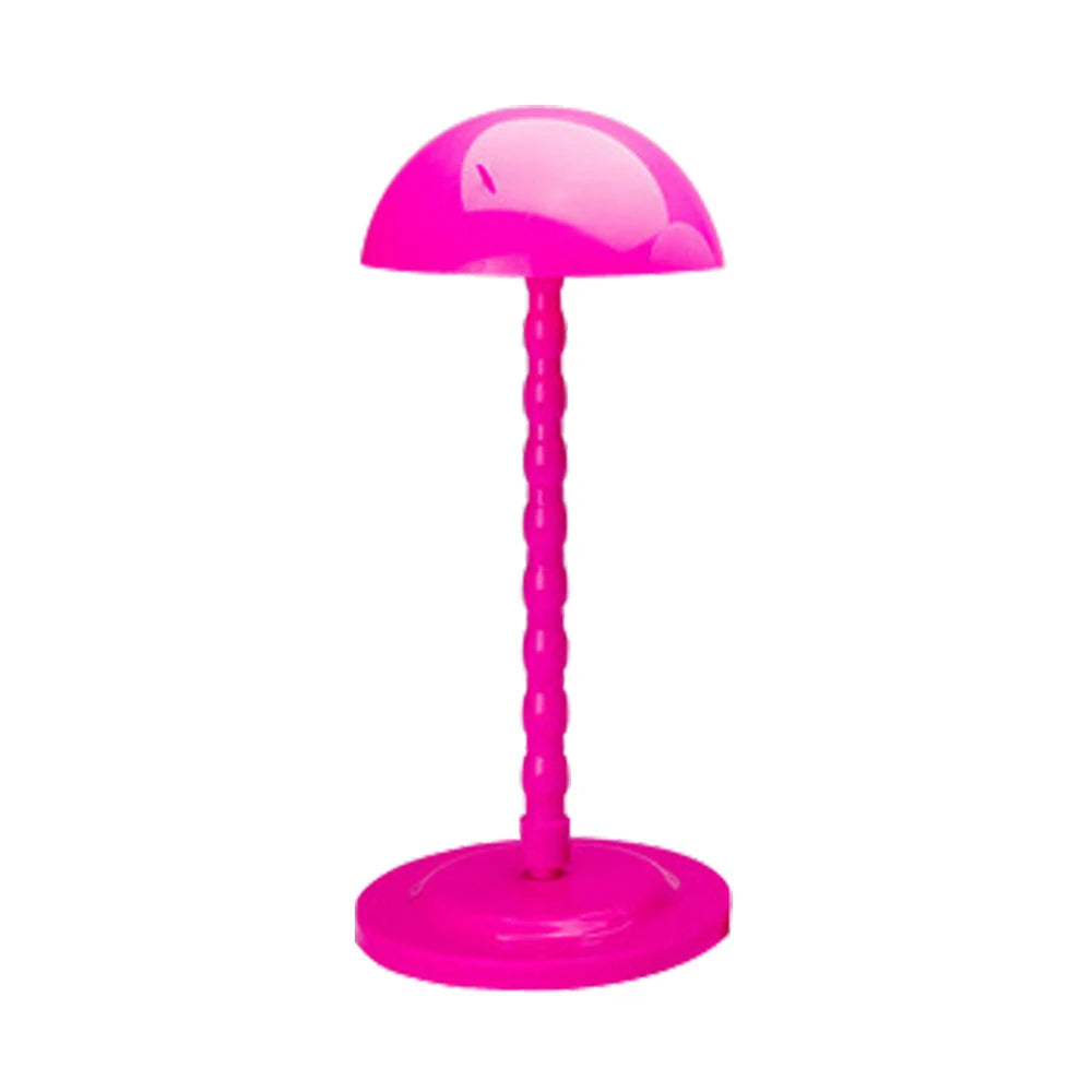 Wig Stand Mushroom Top Plastic Folding Stable Durable Hair Wigs Portable Head Hat Cap Display Holder Tools For Styling Wigs Toupee