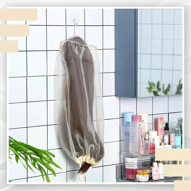 Wig Bags Adjustable Hair Wigs Storage For Multiple Wigs With Drawstring Portable Wig Storage Bags