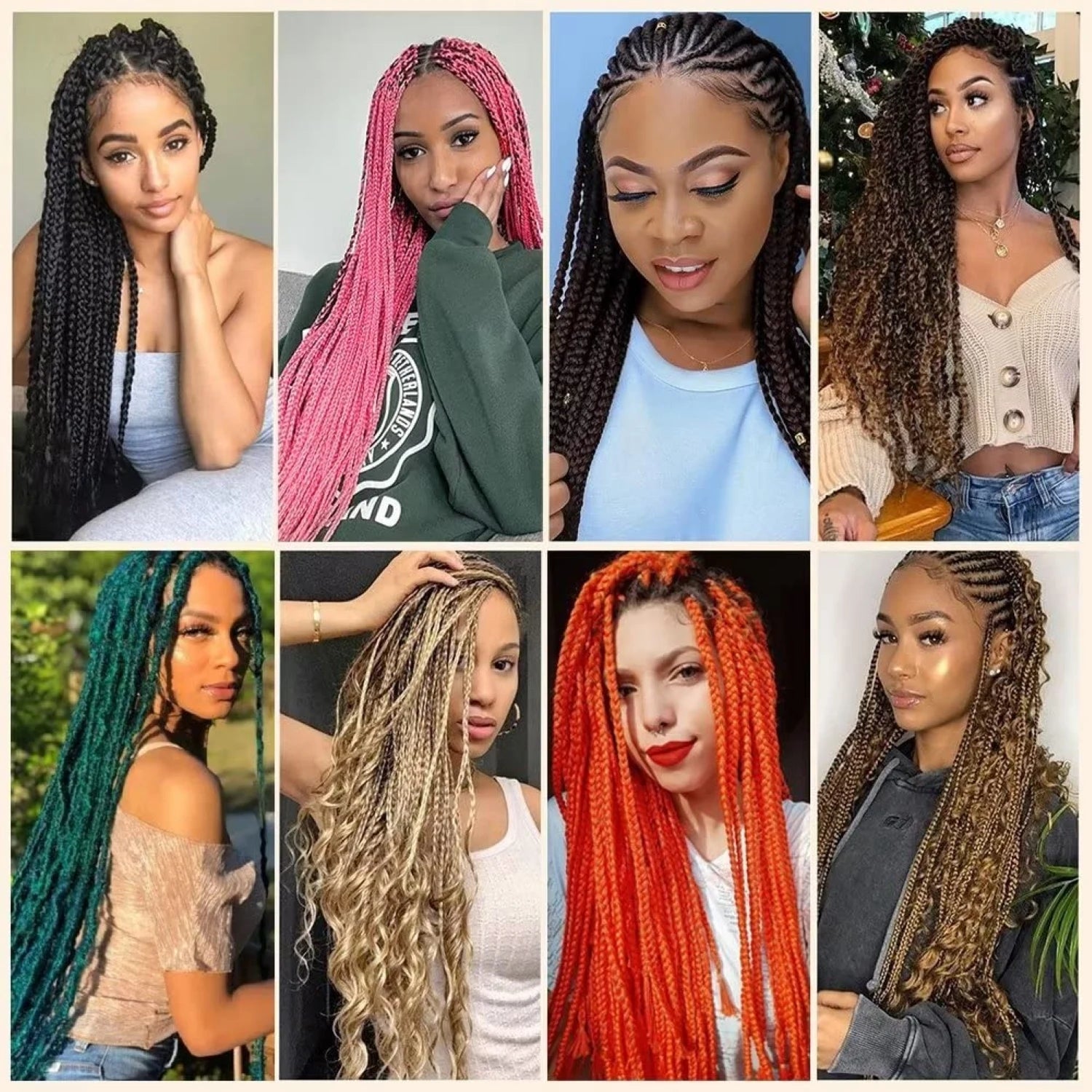 Windle Wig Hair Extensions and Accessories for Women Box Twist Braids Easy Crochet Hair Wigs EZ Pre stretched Braiding Hair Flame Retardant Synthetic