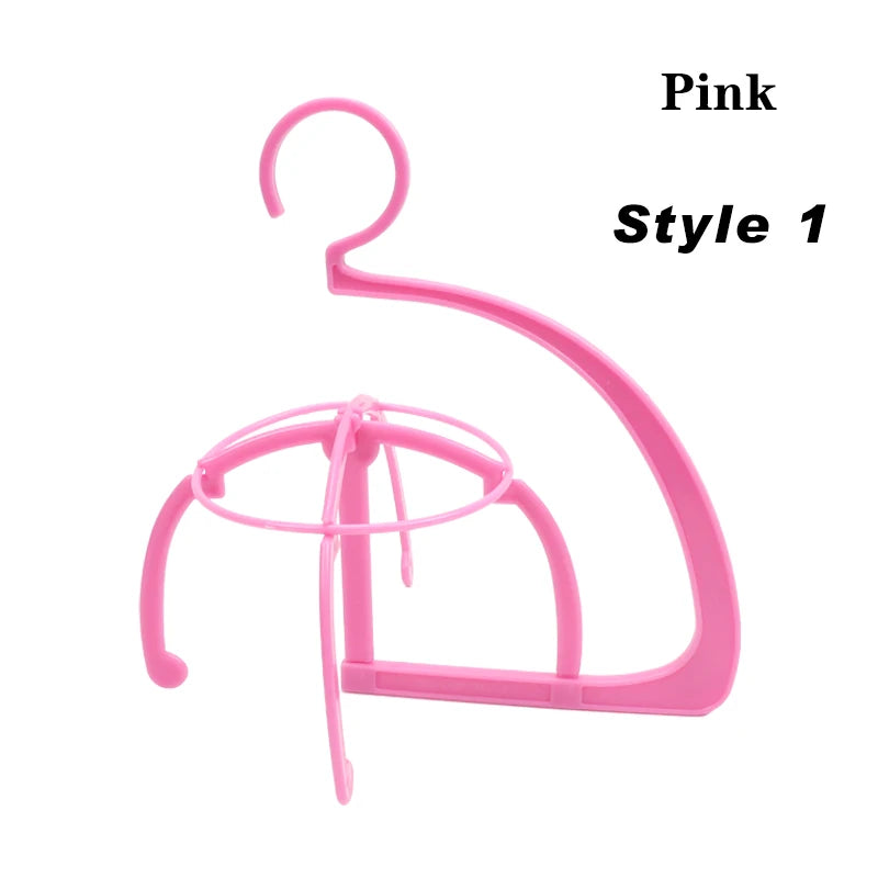 Wig Stands Plastic Hat Display Wig Head Holders Wigs Hanger For Multiple Wigs 17x34Cm Portable Folding Wig Stand 1pcs Wig Holder