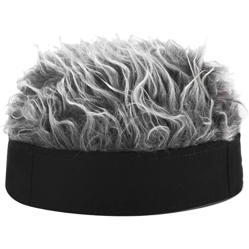 Wig Cap Adjustable Baseball Cap Hair Wigs Spiked Hair Unisex Casual Simple Sun Hat Decorative Wig Spiked Baseball Cap Cycling, Hair Style