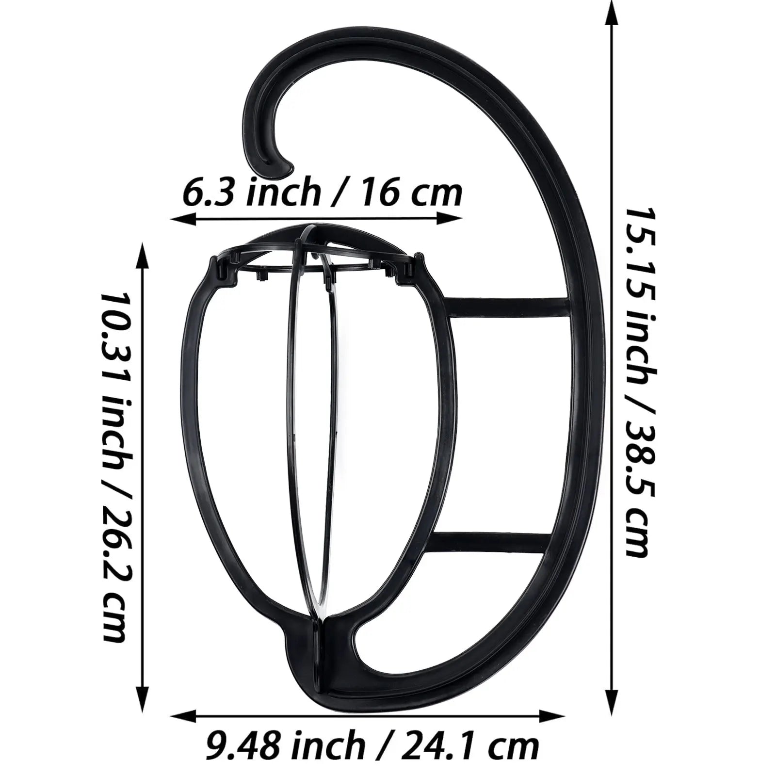Wig Hanger Portable Hanging Wigs Stand for Hair Wigs and Hats Collapsible Wig Dryer Durable Wig Hanging stand Collapsible Wig