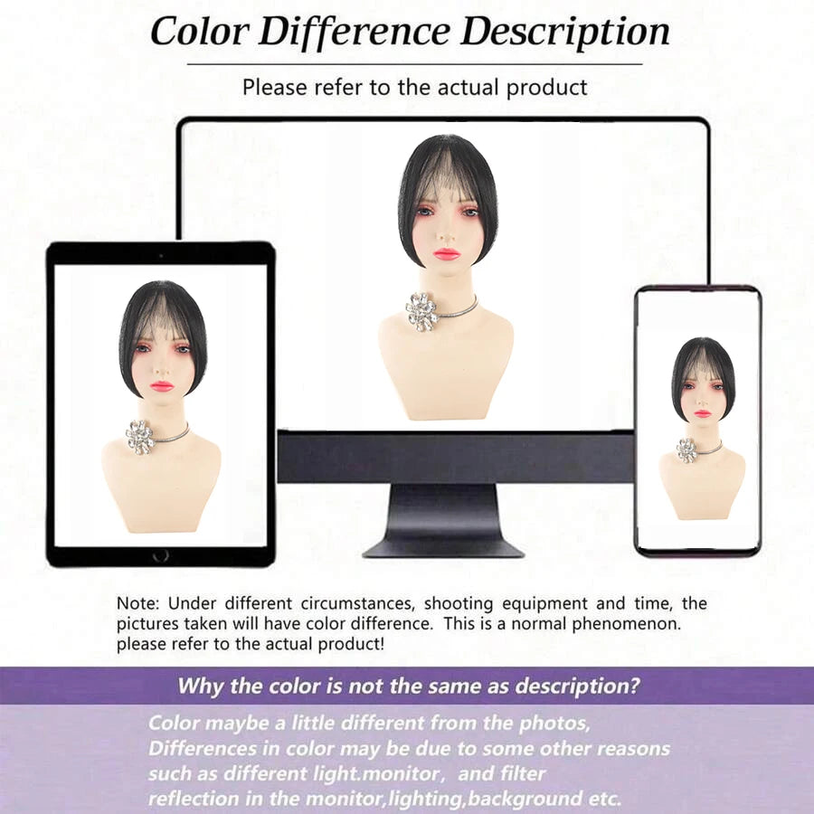 Eight Character French Bangs Wig Piece Female Synthetic BB Clip Fluffy Top Reissue Eight Character Bangs Thin Invisible Hairpins for Women Hair Wigs