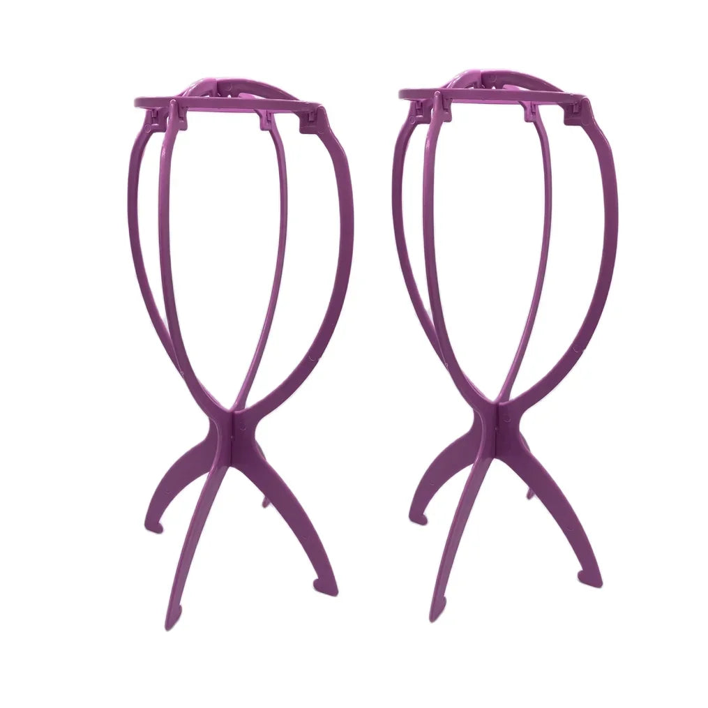 2 pcs stand 36cm Desk Stand Portable Wig Stand Wig Stands Portable Hair Wigs Hanger Salon Barber Hanging Hats Holder Display Stand