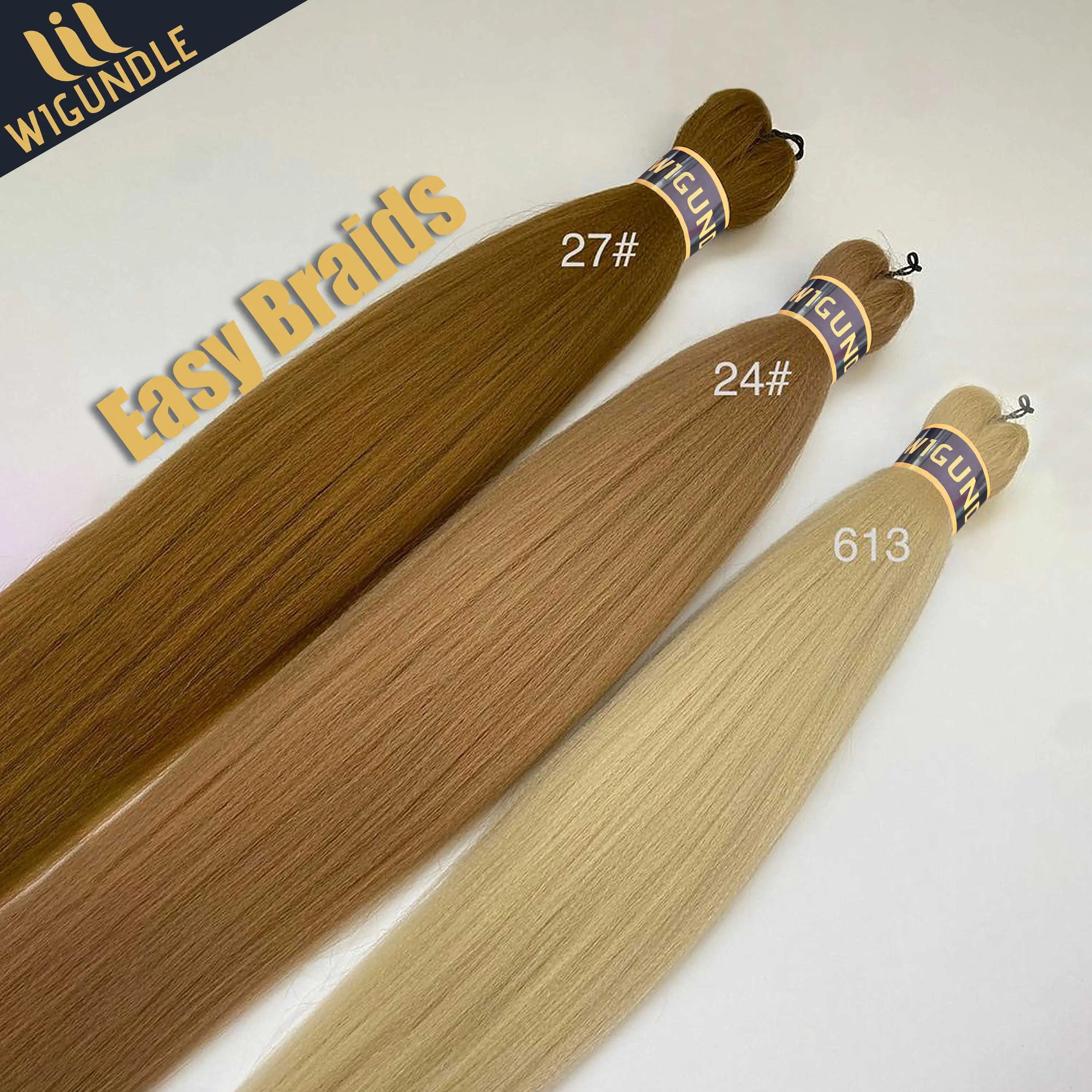 Windle Wig Hair Extensions and Accessories for Women Box Twist Braids Easy Crochet Hair Wigs EZ Pre stretched Braiding Hair Flame Retardant Synthetic