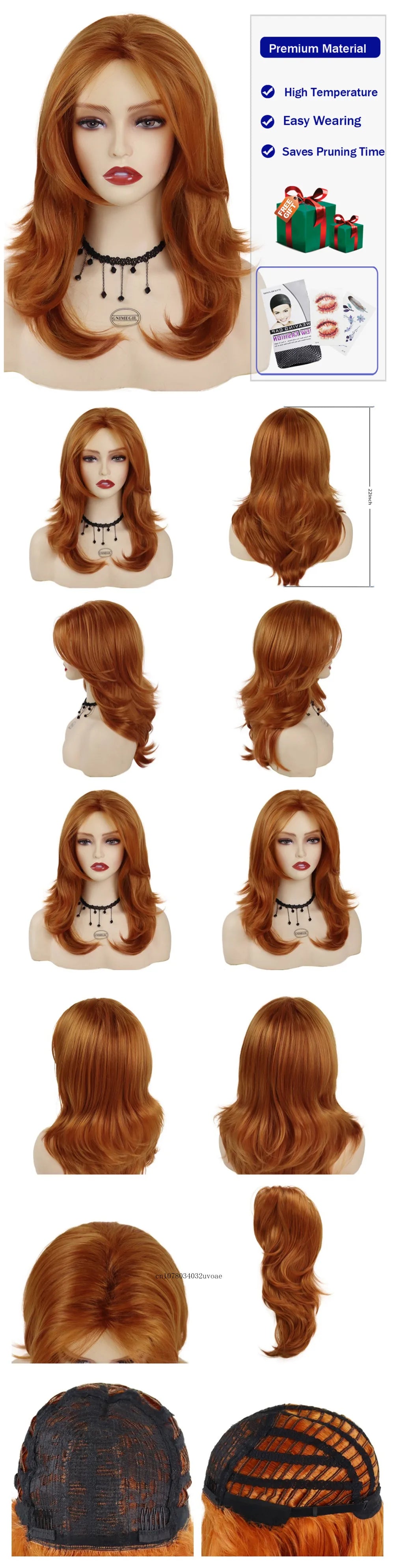 Synthetic Salt and Pepper Wigs with Curtain Bangs Long Hair Style Wig Natural Mix Silver Gray Wigs for White Women Halloween Costume