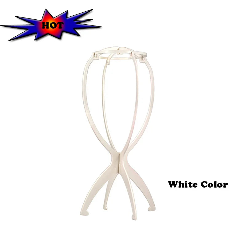 Wig Stands Plastic Hat Display Wig Head Holders Wigs Hanger For Multiple Wigs 17x34Cm Portable Folding Wig Stand 1pcs Wig Holder