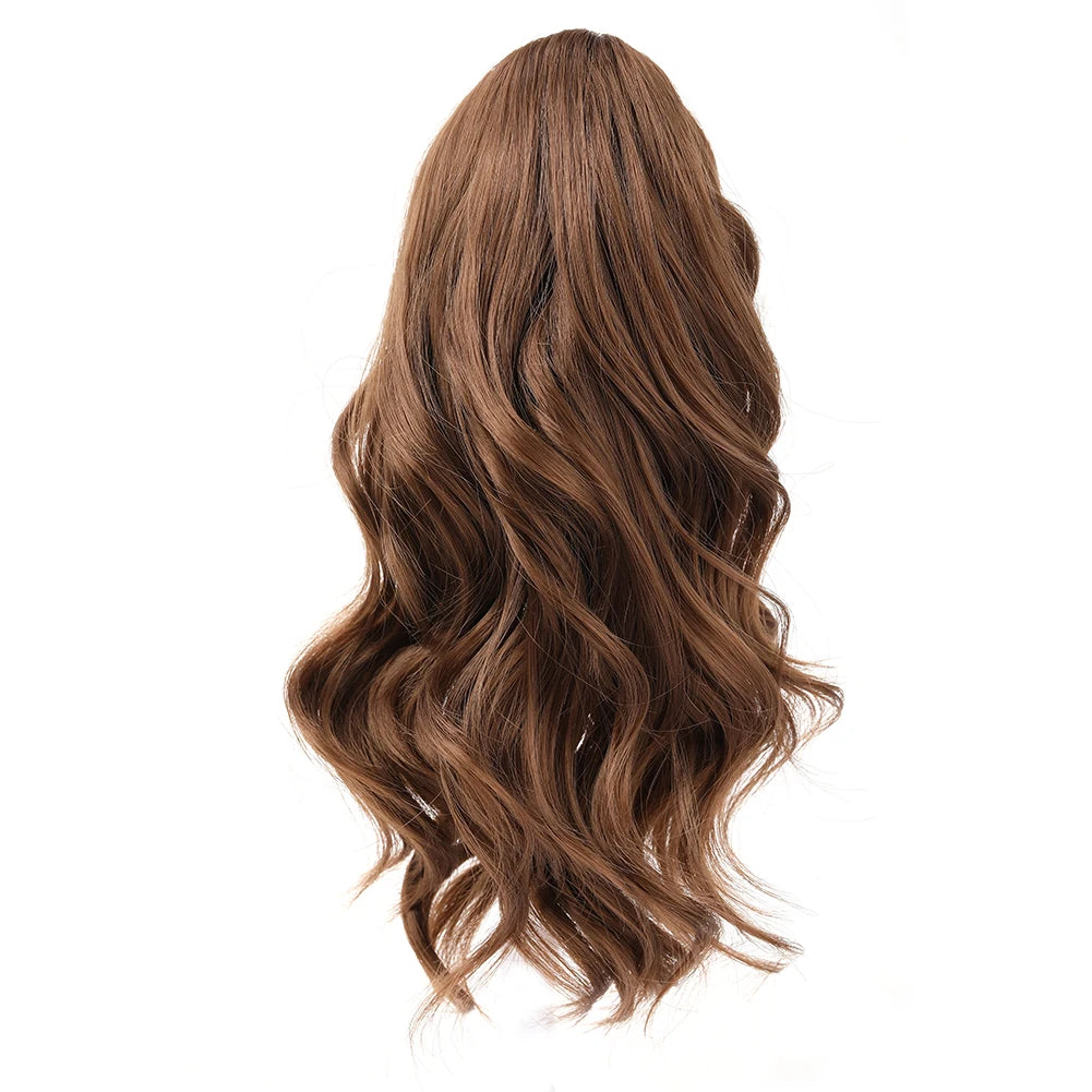 Short Ponytail Hair Extension and Accessories Wigs Synthetic Claw Curly Wavy Clip in Hairpiece Ponytail Hair Extension Short Pony Tail Synthetic Wig for Women