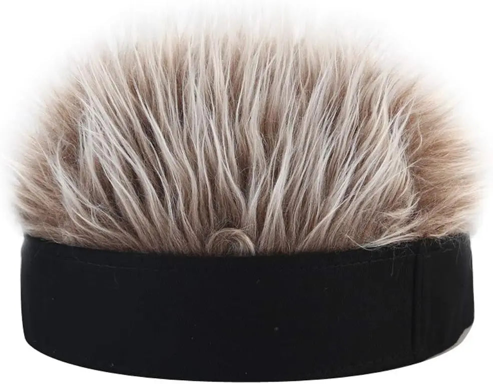 Wig Cap Adjustable Baseball Cap Hair Wigs Spiked Hair Unisex Casual Simple Sun Hat Decorative Wig Spiked Baseball Cap Cycling, Hair Style