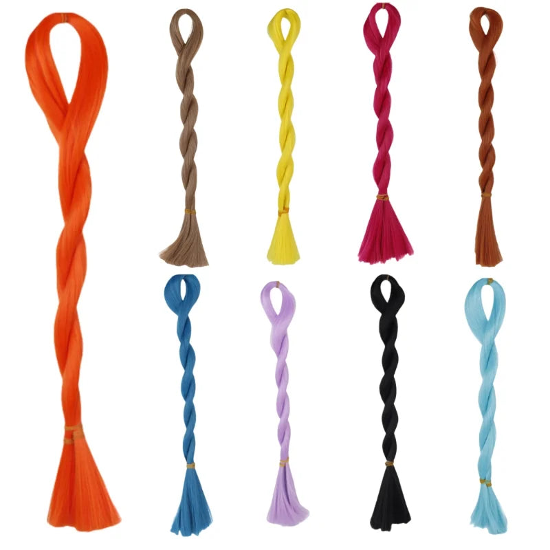 Long Wigs 80cm Wig Heat-resisting Doll Hair Wigs Tree for DIY Handmade Doll Hair Accessories and Extension