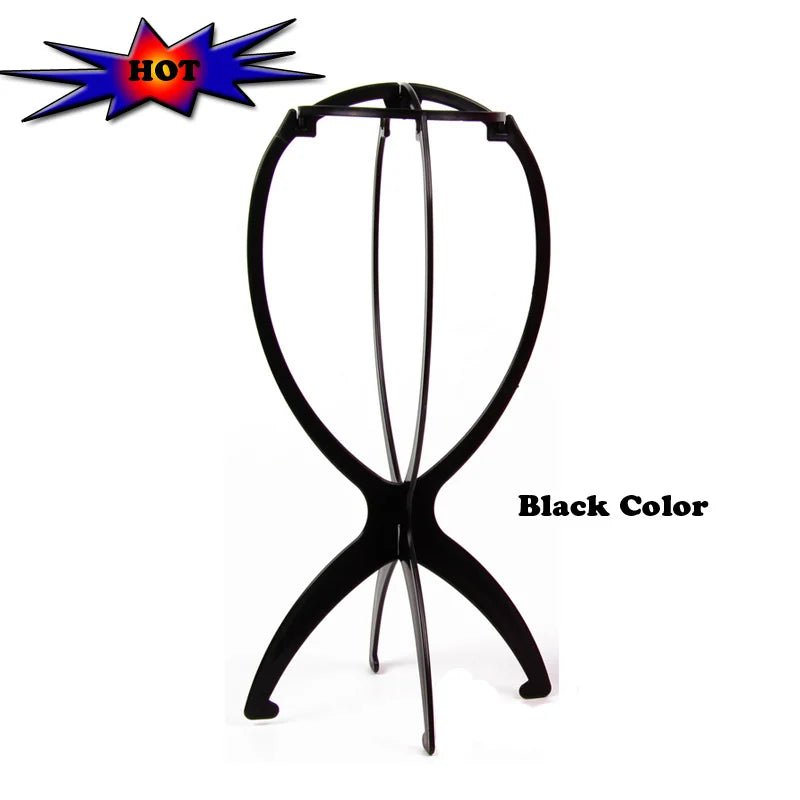 Wig Stands Plastic Hat Display Wig Head Holders Wigs Hanger For Multiple Wigs 17x34Cm Portable Folding Wig Stand 1pcs Wig Holder
