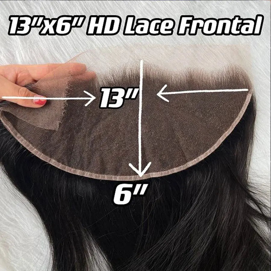 Skinlike HD Lace Frontal 13X4 13X6 Human Hair Wigs Closures Pre Plucked Invisible HD Lace Free Part 7x7 6x6 5x5 HD Lace Closure Only Wig