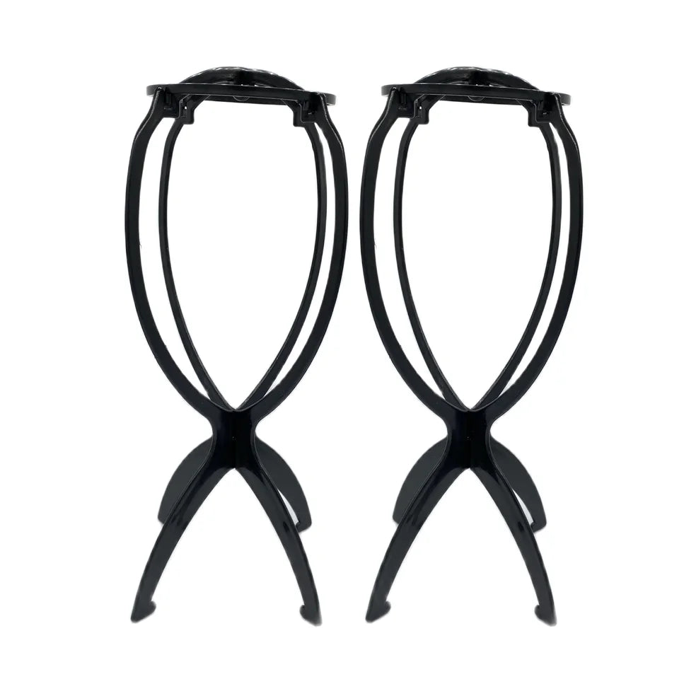 2 pcs stand 36cm Desk Stand Portable Wig Stand Wig Stands Portable Hair Wigs Hanger Salon Barber Hanging Hats Holder Display Stand