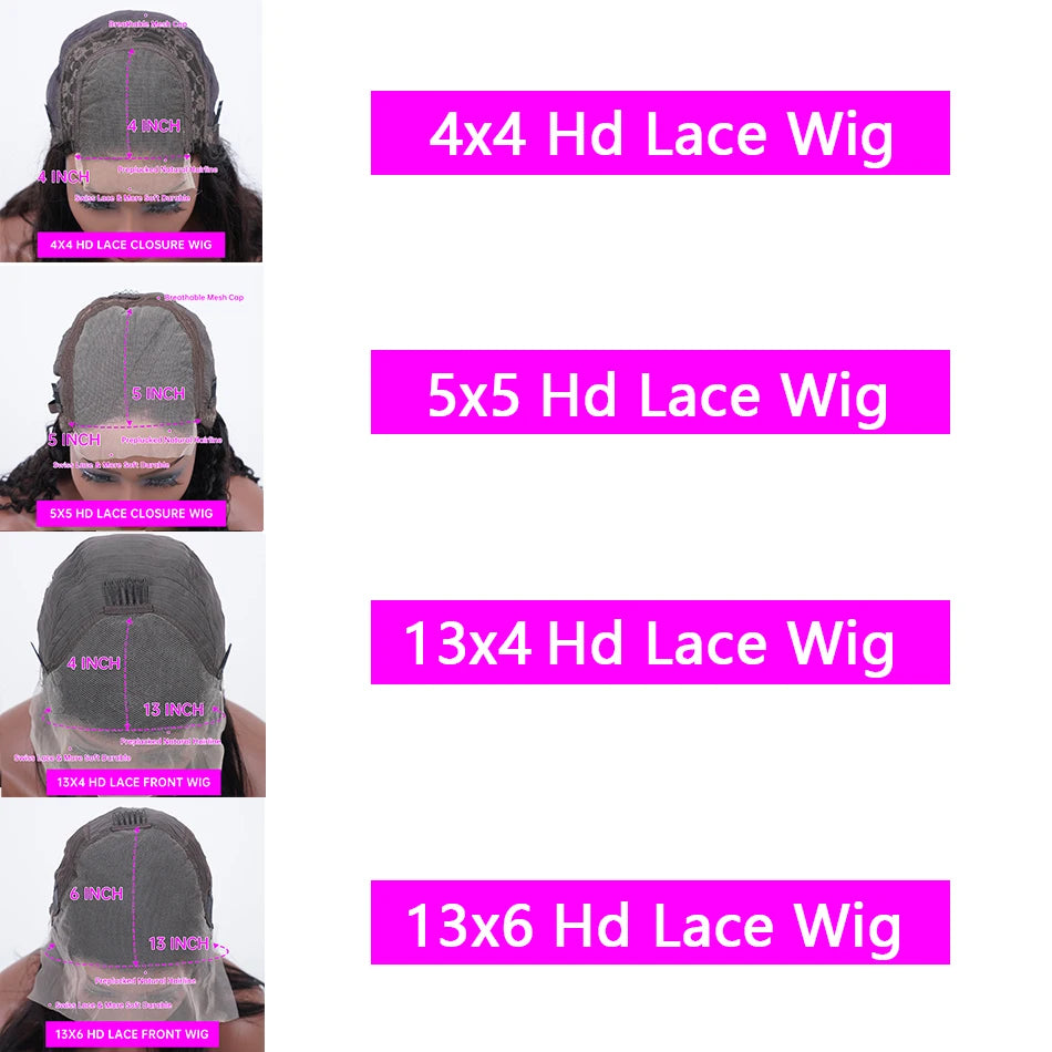 200% Density 99J 13x4 HD Lace Front Human Hair Style Wigs Burgundy 30 40 Inch Deep Wave Curly Glueless Lace Frontal Closure Wig