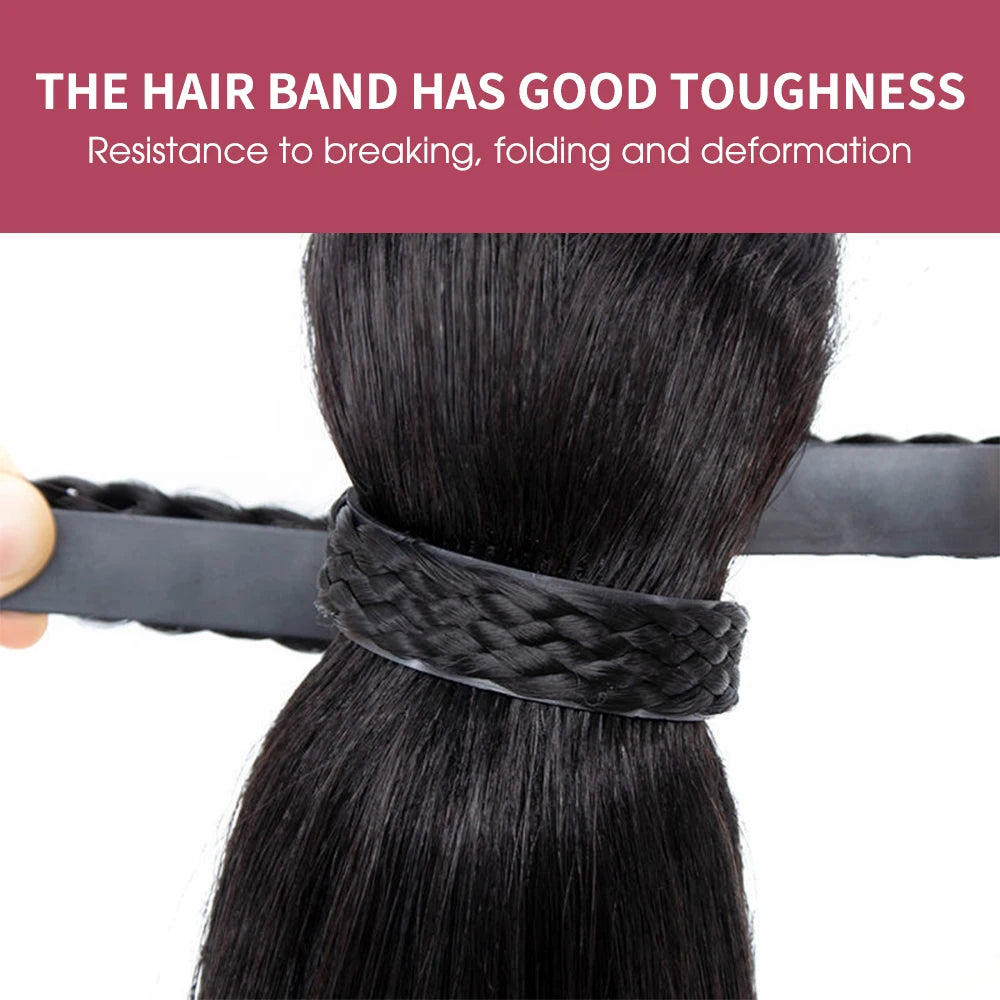 Wig Bangs Headband Synthetic Bangs Hair Extension and Accessories Fake Fringe Natural Hair Clip on Hairpieces for Women Invisible Natural Hair Wigs Clip