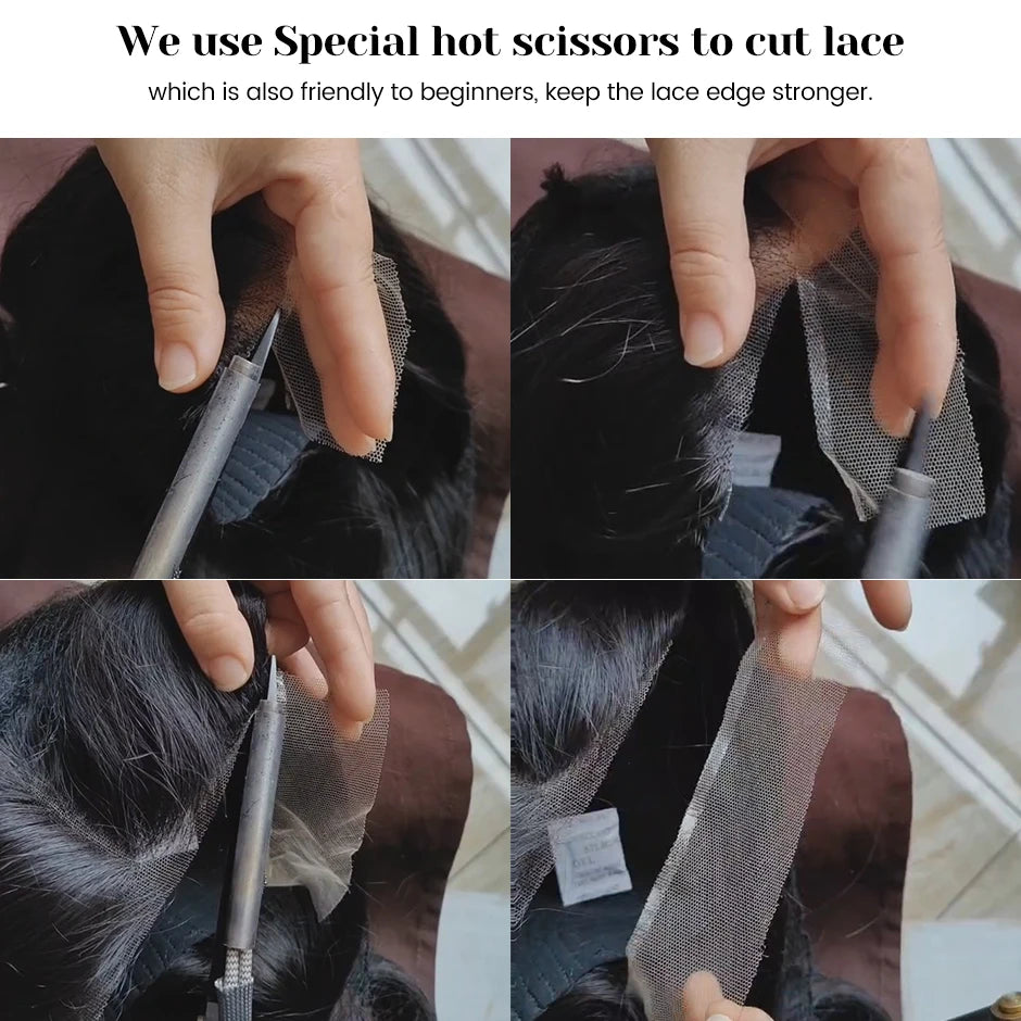 Wear Go Wig ISEE Hair Wigs Mongolian Water Wave 7x5 Glueless Pre-plucked Human Wig Ready To Go Pre Cut Lace Easy Install HD Lace Wigs