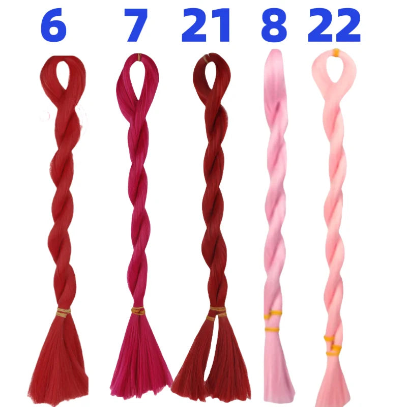 Long Wigs 80cm Wig Heat-resisting Doll Hair Wigs Tree for DIY Handmade Doll Hair Accessories and Extension