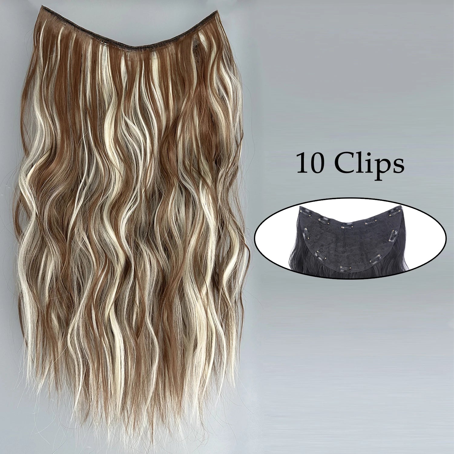 Synthetic Wig 5 Clip In Hair Accessories and Extensions Long Straight Wigs Hair Style Hairpiece Black Brown Blonde 80CM Natural Fake Hair For Women