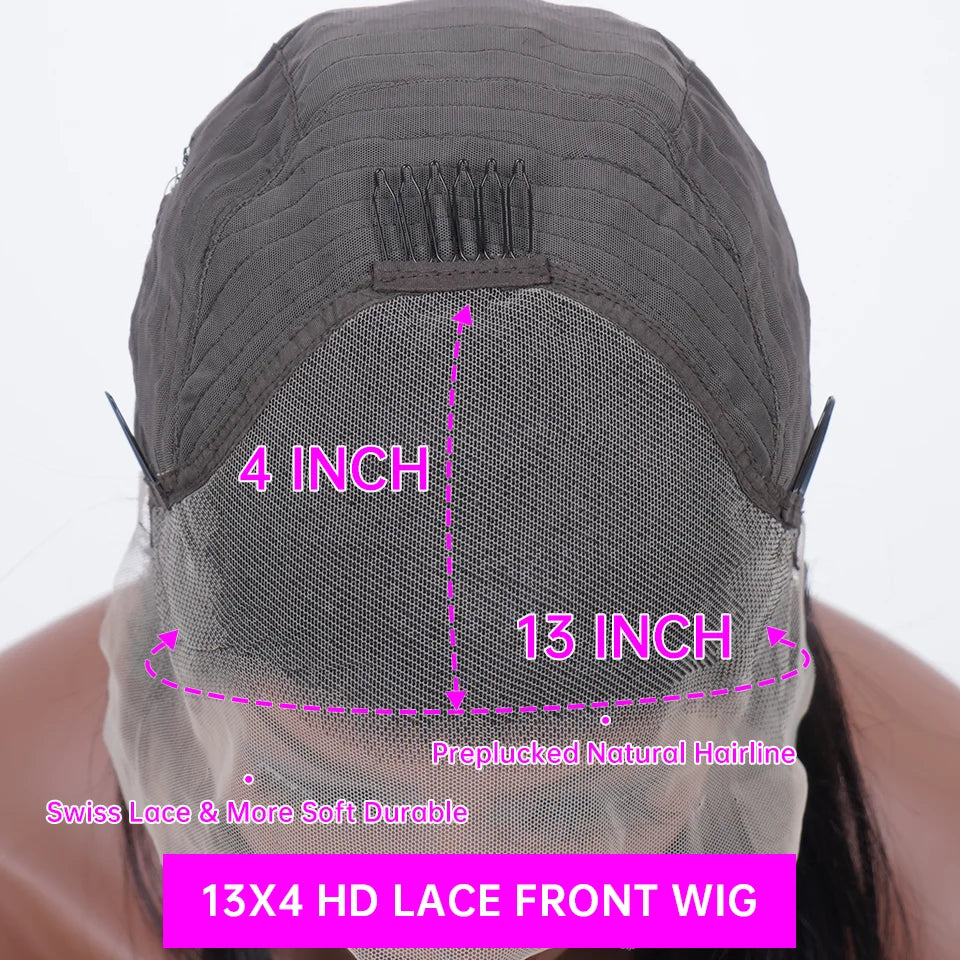 200% Density 99J 13x4 HD Lace Front Human Hair Style Wigs Burgundy 30 40 Inch Deep Wave Curly Glueless Lace Frontal Closure Wig