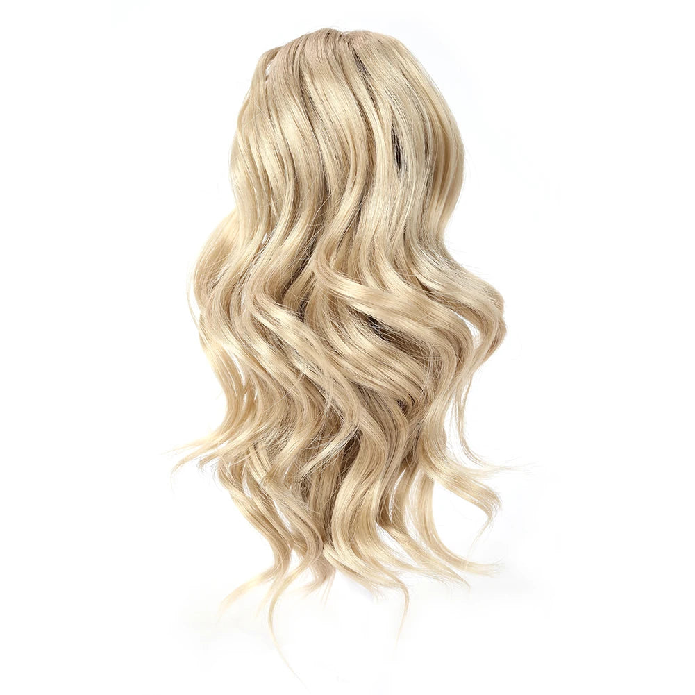 Short Ponytail Hair Extension and Accessories Wigs Synthetic Claw Curly Wavy Clip in Hairpiece Ponytail Hair Extension Short Pony Tail Synthetic Wig for Women