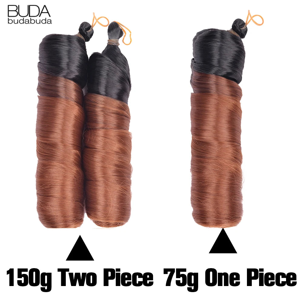 French Curly Braiding Hair Wigs Pre Stretched Bouncy Braiding Wig Hair Easy Braid Curl Braids, Lightweight Synthetic Wavy Hair Accessories and Extensions for Women