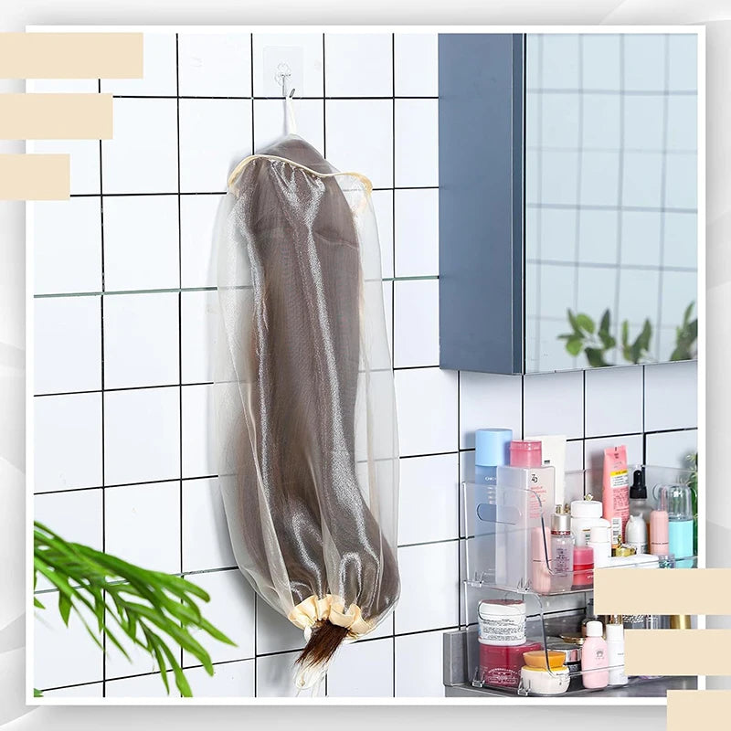 Wig Bags Adjustable Hair Wigs Storage For Multiple Wigs With Drawstring Portable Wig Storage Bags